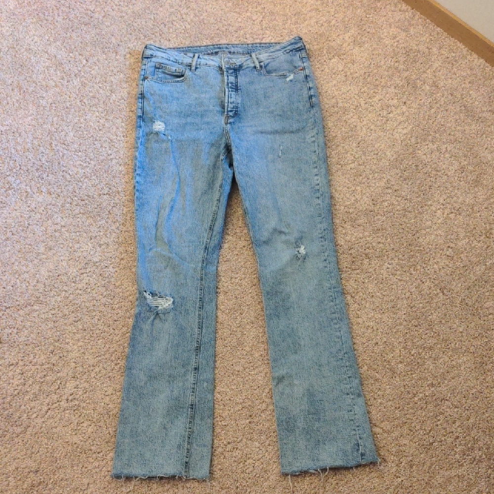 Old Navy Extra High-rise Kicker Boot Cut Jeans Size 12 Tall